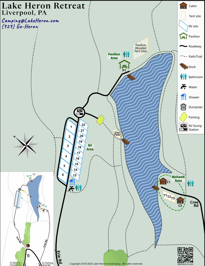 campsite map