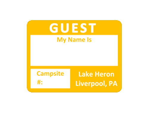 guest name tag